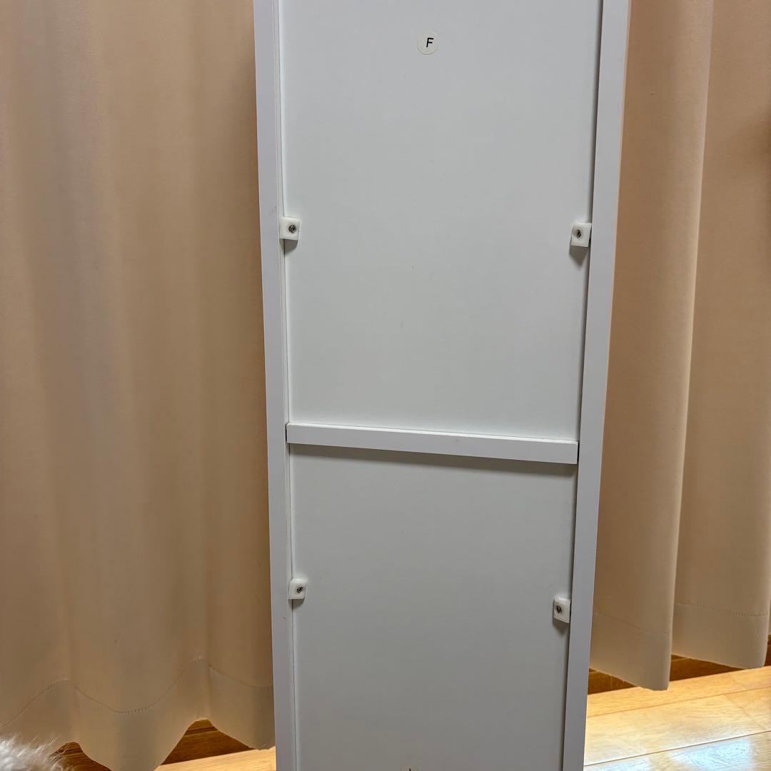 CD DVDラック　タワー　ホワイト　収納