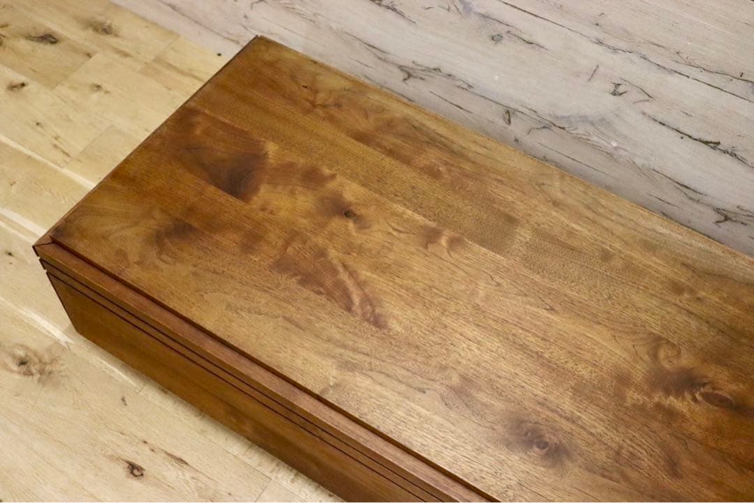 GMIH194○ウォールナット無垢材 リビングテーブル センターテーブル ロー