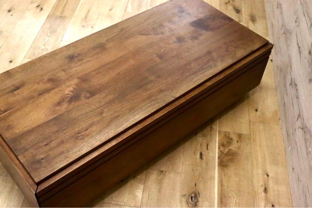 GMIH194○ウォールナット無垢材 リビングテーブル センターテーブル ロー