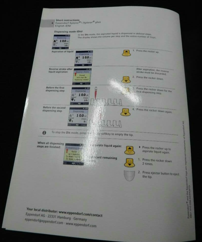 エッペンドルフ　電動ピペッター Xplorer 0.5~10μl 12連