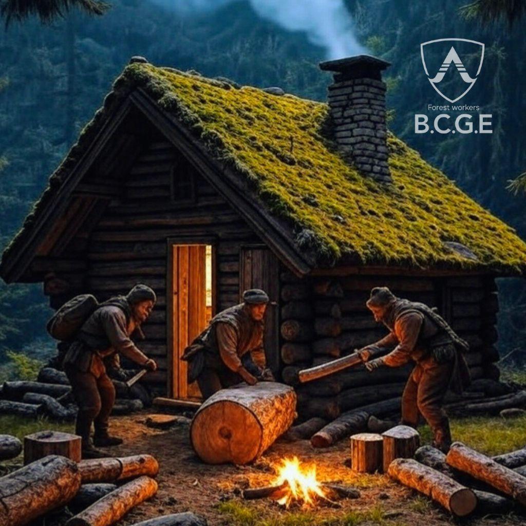 いい香り ナチュラルウッドのフリルテーブル・スツール 無垢無塗装