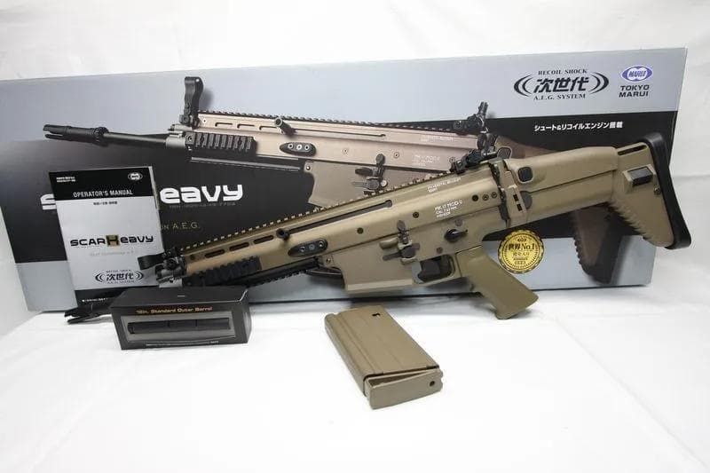 東京マルイ製　次世代電動ガン　SCAR-H　FDE　電動ブローバック スカーH フラット・ダークアース - 次世代電動ガン | 東京マルイ