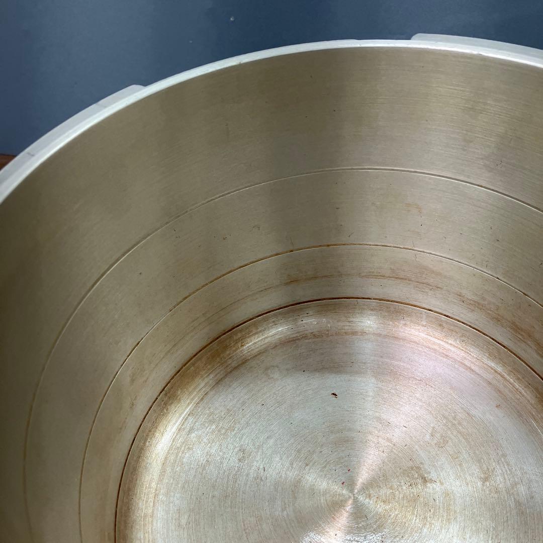 E-2 CO・OP 北陸アルミ 圧力鍋 5.5L 大容量 レトロ キッチン用品