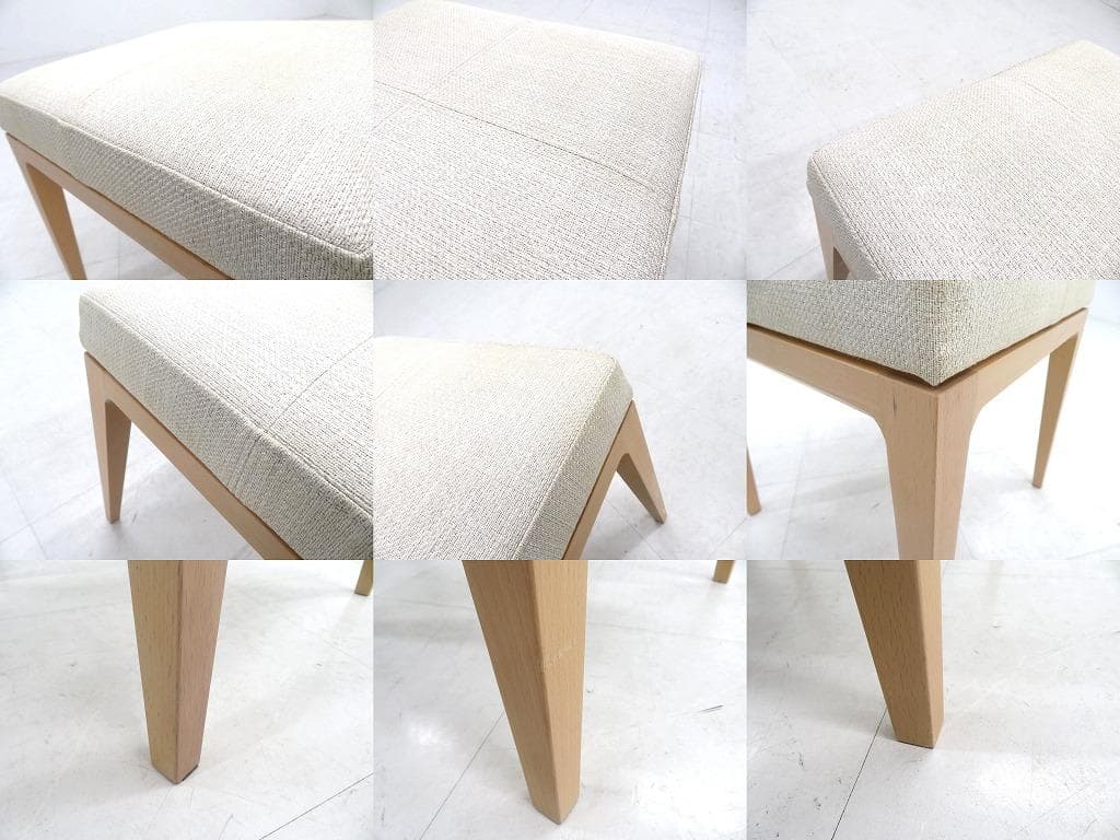 展示品　タイムアンドスタイル　スツール　オットマン　ヒューゴ　北欧モダン