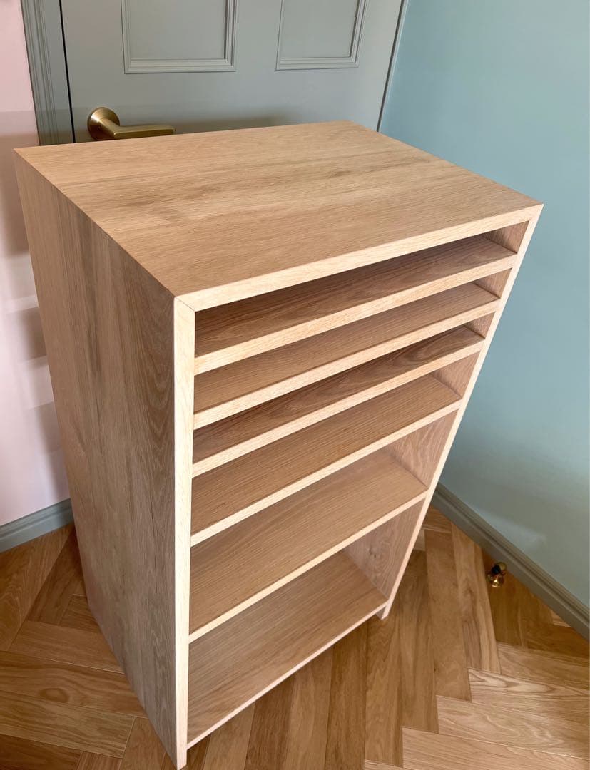 超美品！フルオーダー家具★無垢オーク材棚　ラック シェルフ オープンラック