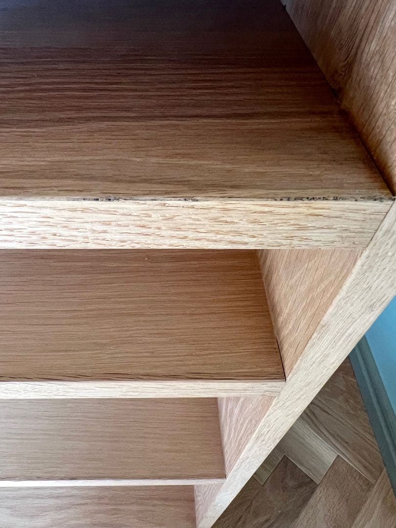 超美品！フルオーダー家具★無垢オーク材棚　ラック シェルフ オープンラック