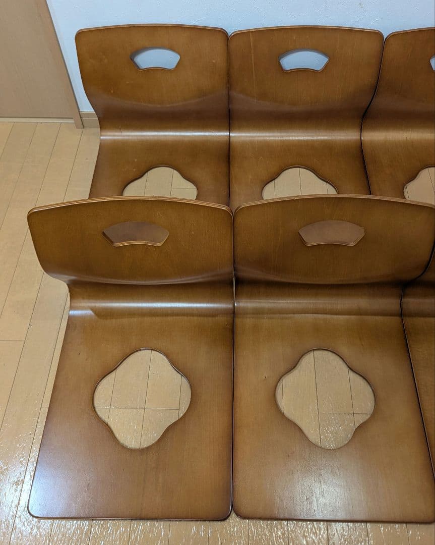 シンプルライフ 曲げ木椅子 6脚セット 曲げ椅子 イス