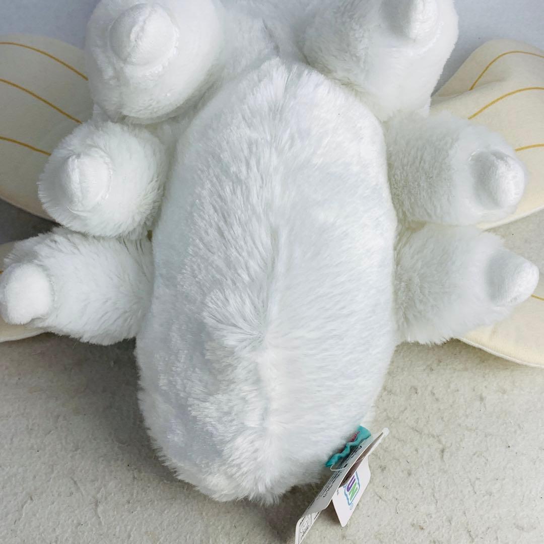 ふわふわモスちゃん BIGぬいぐるみ シロモ カイコガ 白 ホワイト