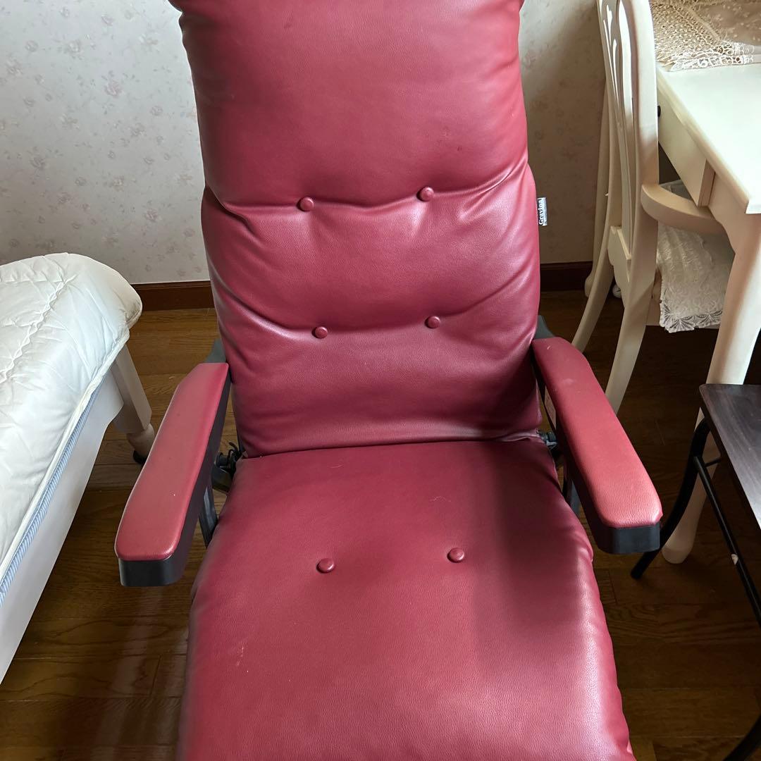 リクライニングチェア バーガンディ　土日限定値下げ‼️
