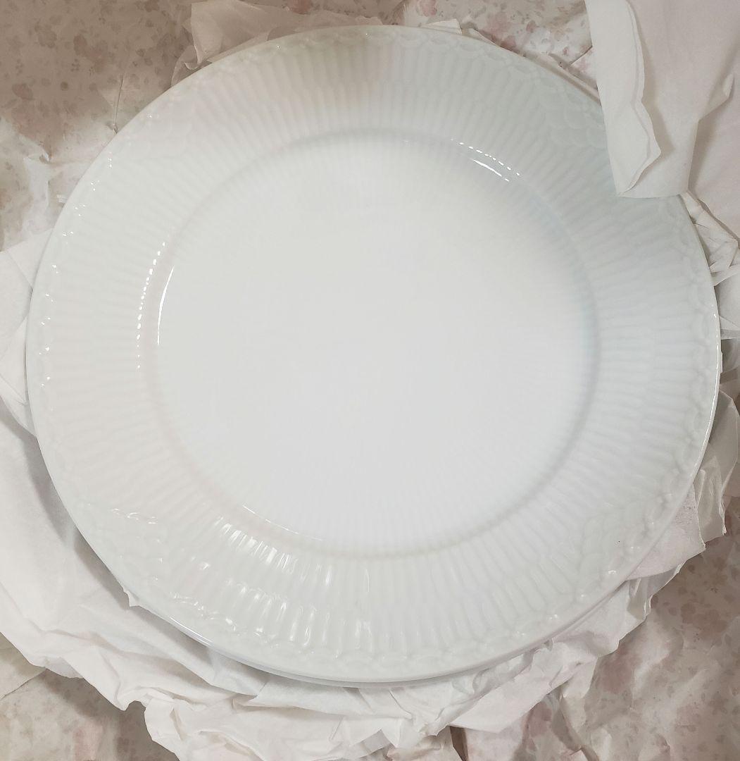 ロイヤルコペンハーゲン　ホワイトフルーテッド プレート 22cm 5皿セット