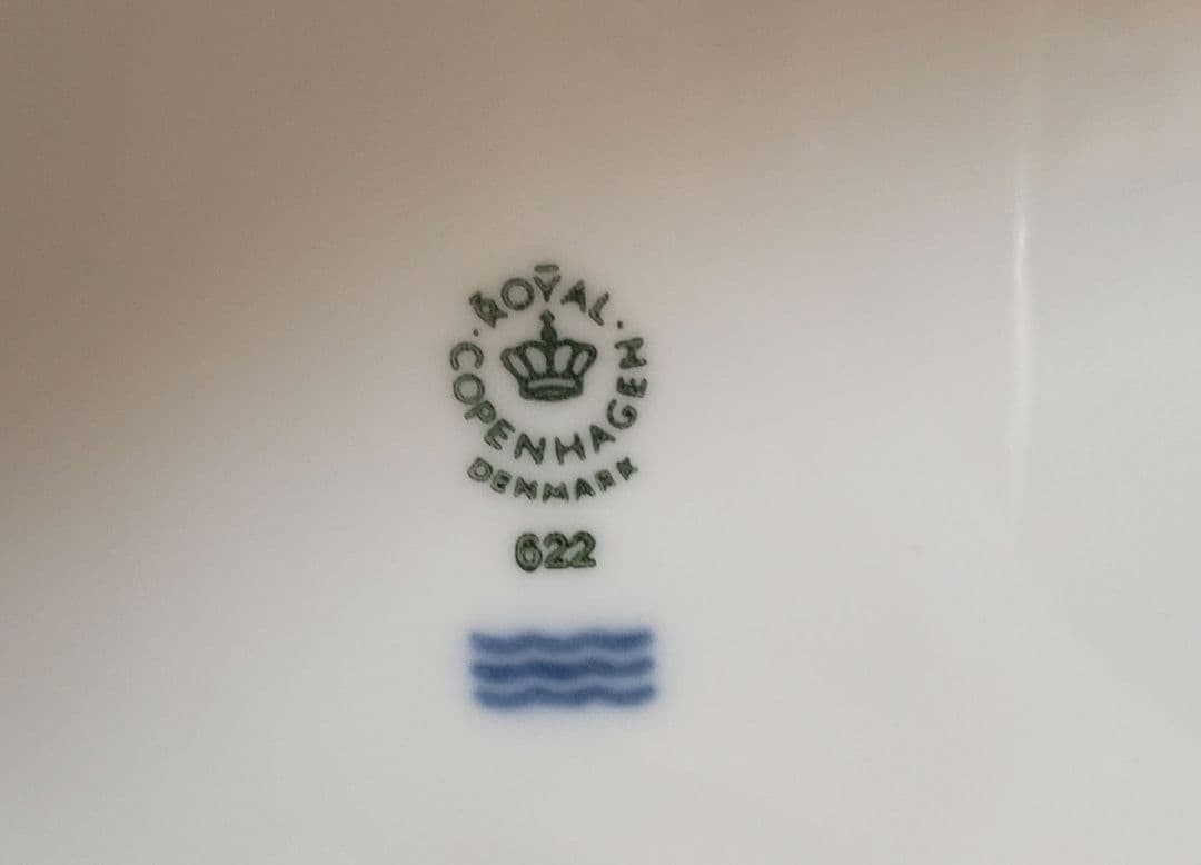 ロイヤルコペンハーゲン　ホワイトフルーテッド プレート 22cm 5皿セット