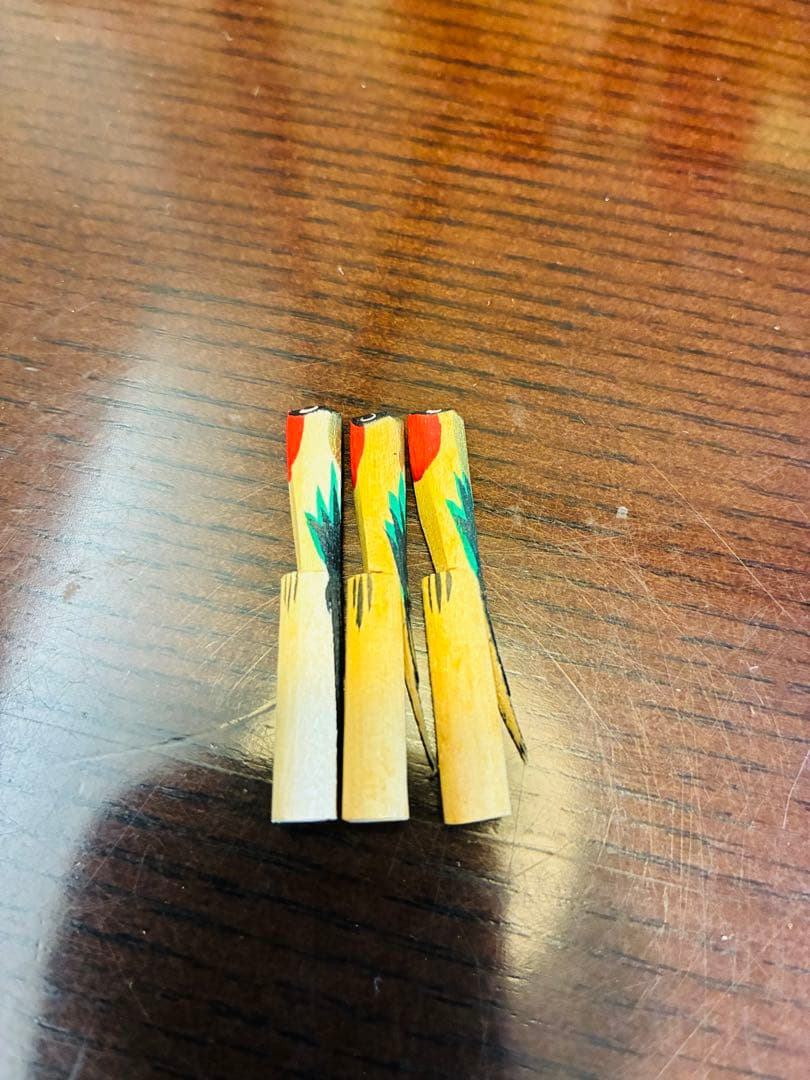 鷽とり　亀戸天神　ガラスケース付き