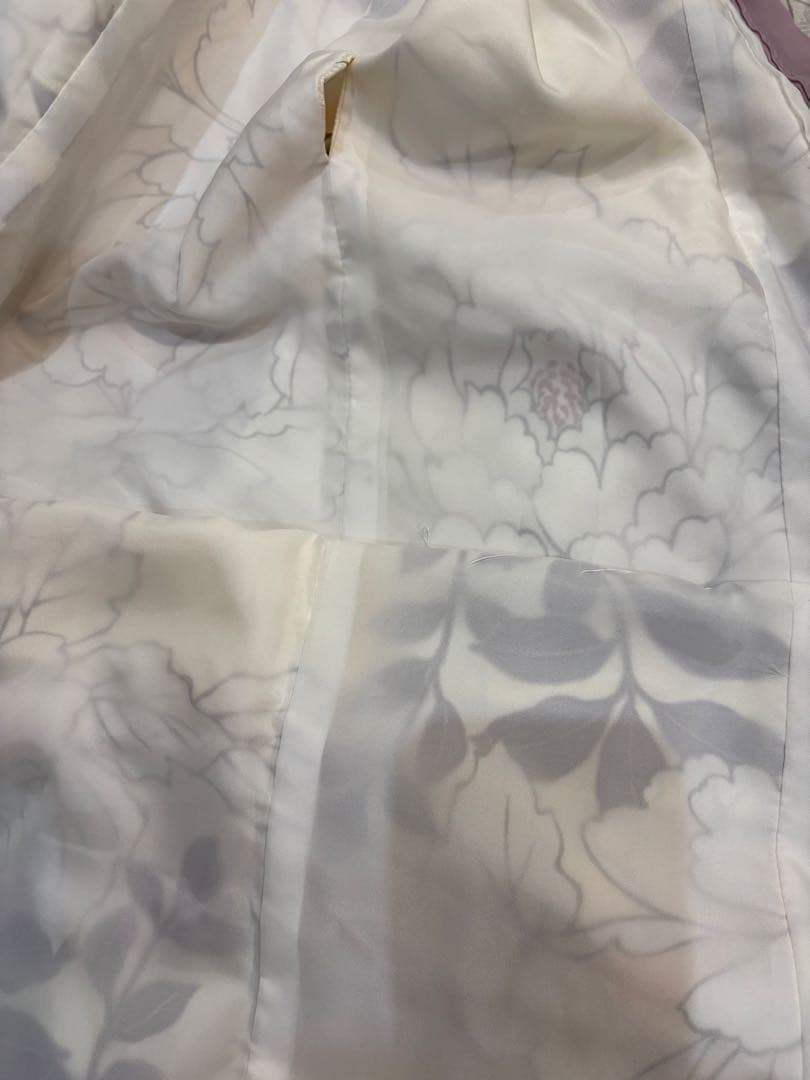 【ホワイト】七五三 3歳 着物　被布コート8点セット　女の子　着画あり