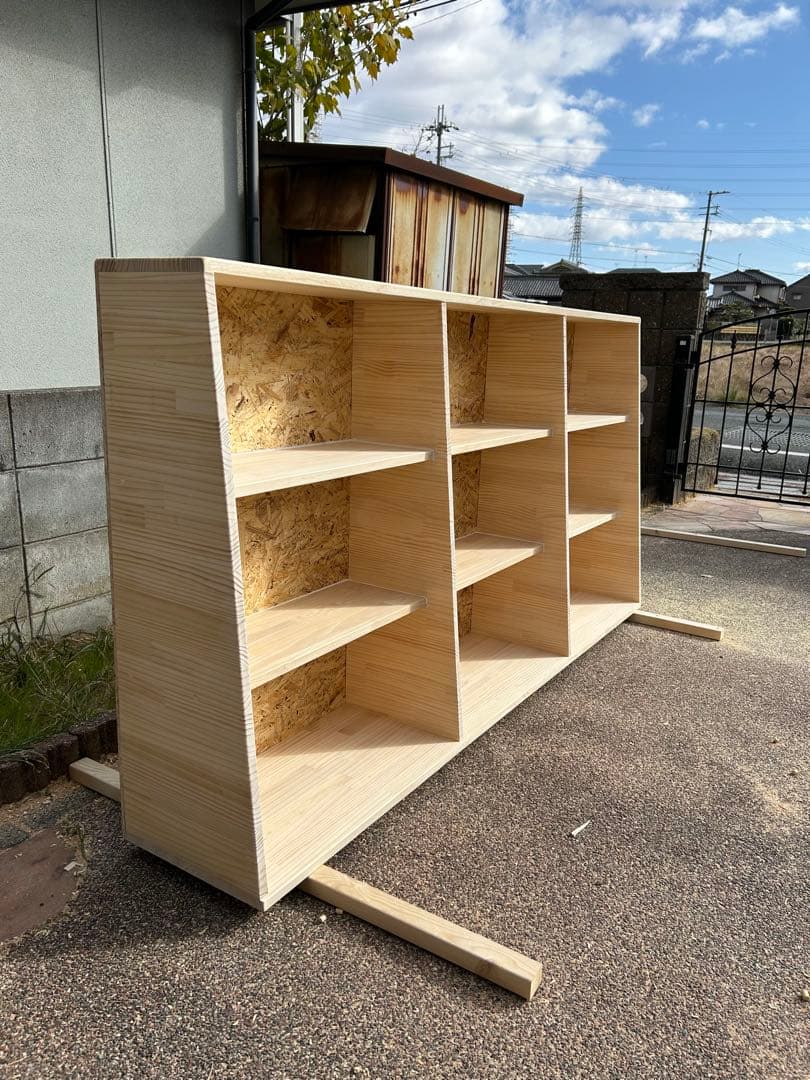 ［サイズオーダー可］本棚　オープンラック　オープンシェルフ　スタッキングシェルフ