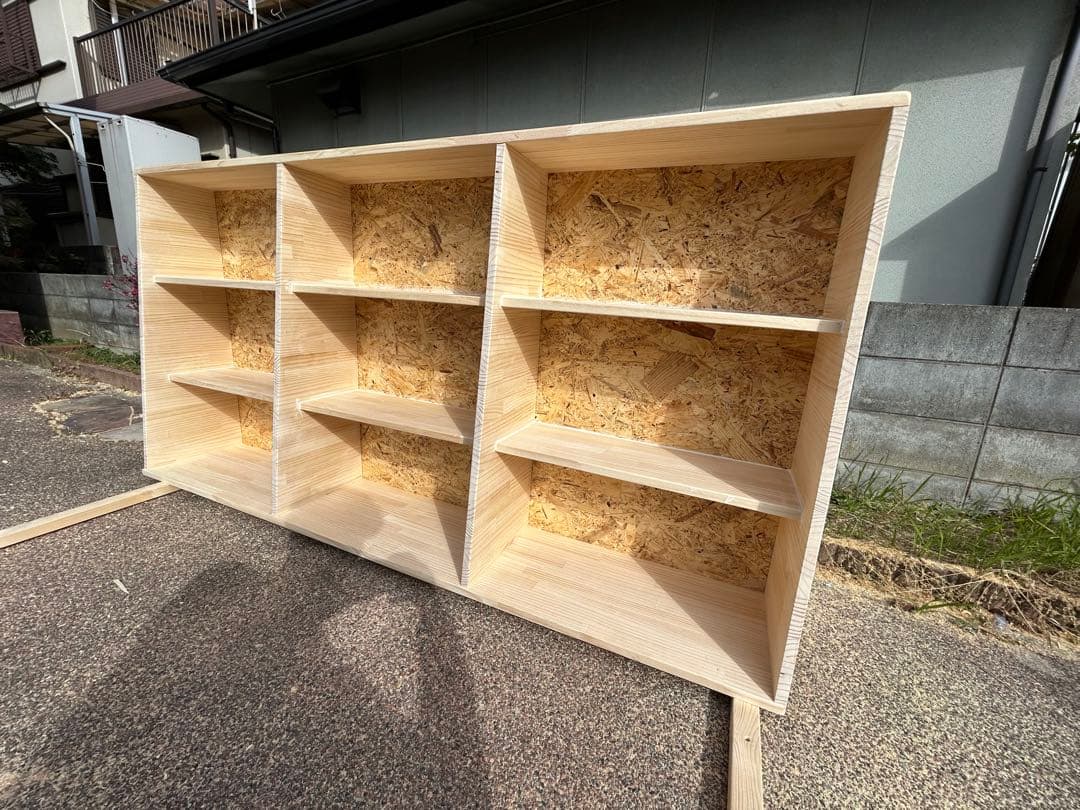 ［サイズオーダー可］本棚　オープンラック　オープンシェルフ　スタッキングシェルフ