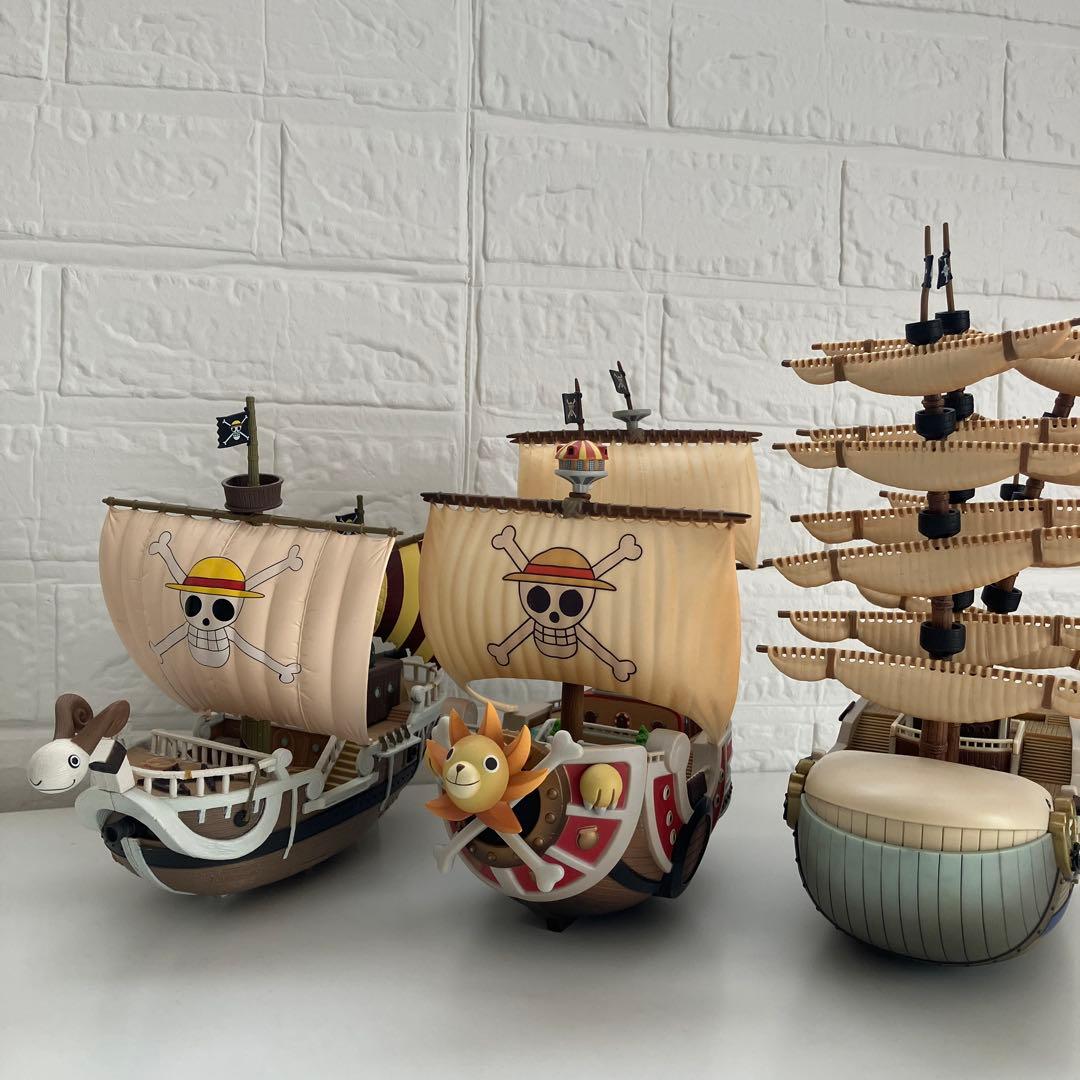 ワンピース サウザンド・サニー号 メリー号 フィギュアセット - メルカリ