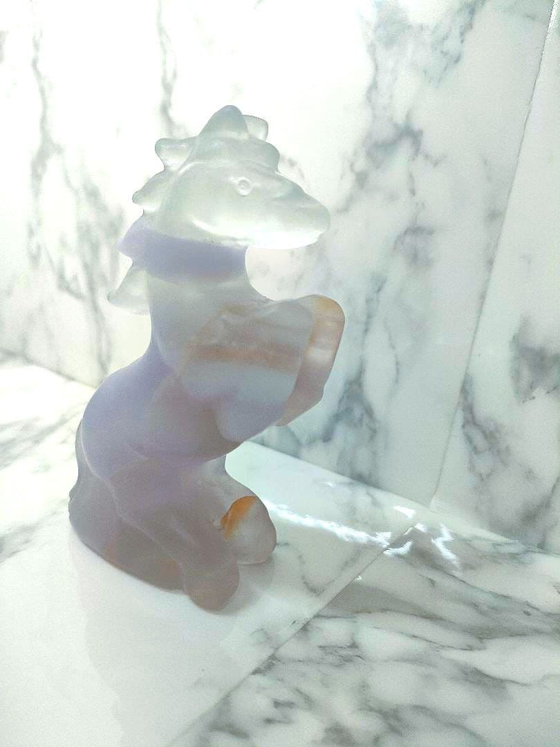 来年の干支【馬】天然石オブジェ｜新品｜インテリア・縁起物に