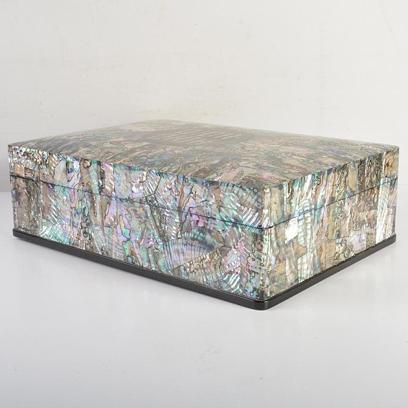 朝鮮美術 漆塗 螺鈿細工 文箱 M R7345B