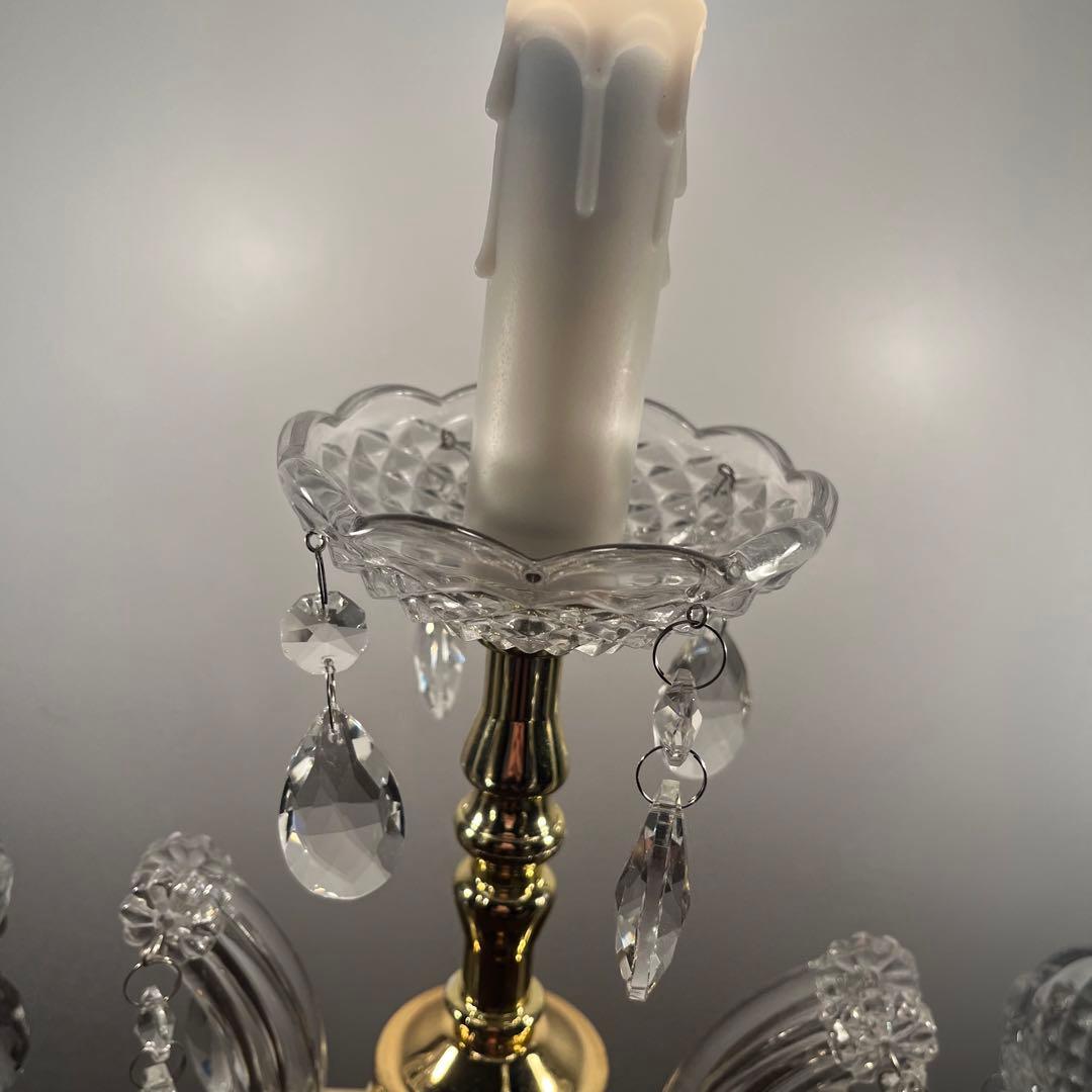 お値下中 アンティークライト　 タッチセンサーライト キャンドル型シャンデリア