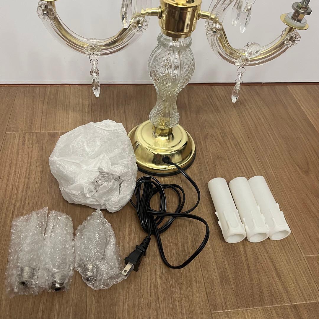 お値下中 アンティークライト　 タッチセンサーライト キャンドル型シャンデリア