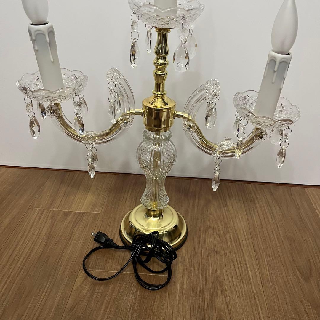 お値下中 アンティークライト　 タッチセンサーライト キャンドル型シャンデリア