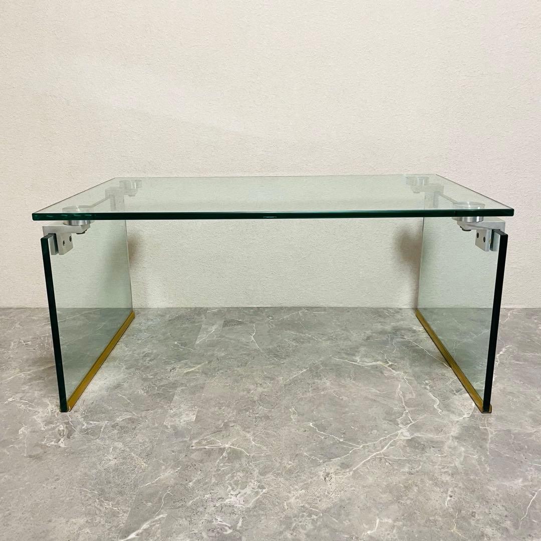 フランフラン　サローネ　コーヒーテーブル　ガラステーブル　クリアテーブル
