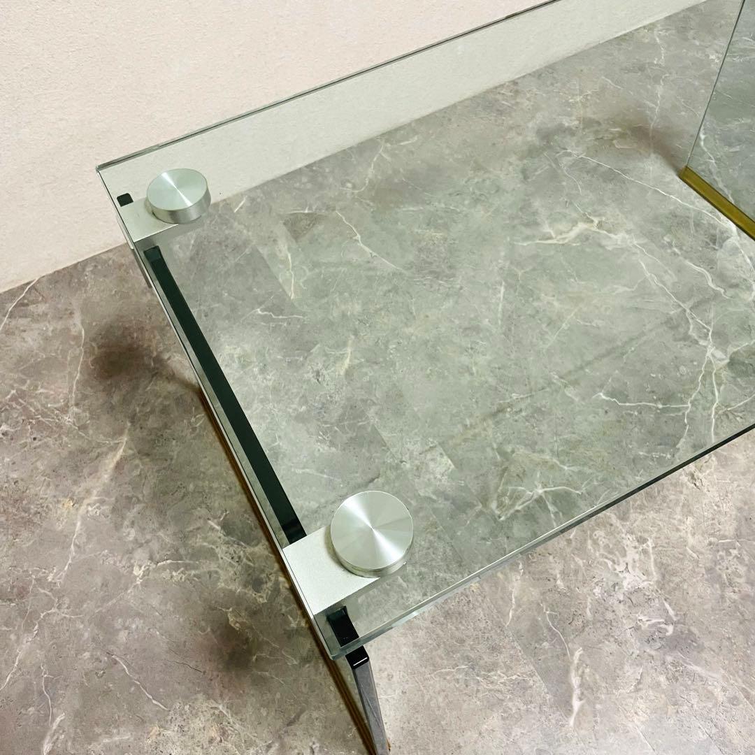 フランフラン　サローネ　コーヒーテーブル　ガラステーブル　クリアテーブル