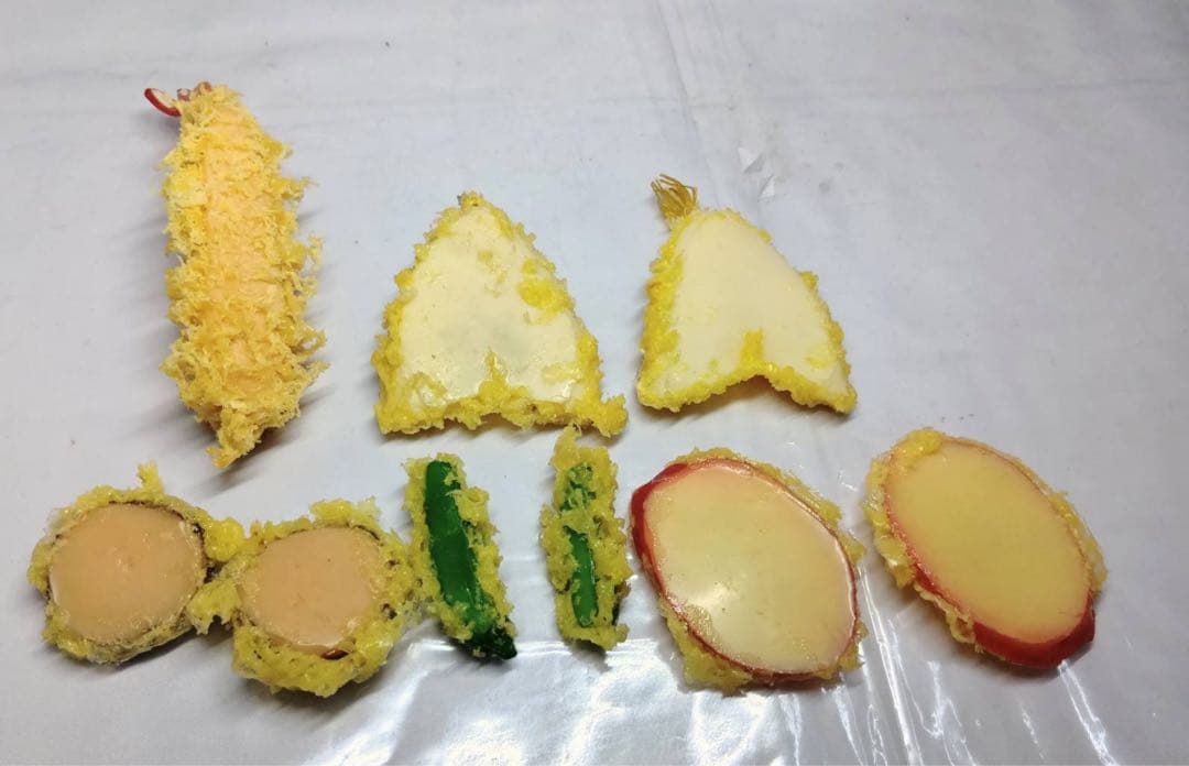 食品　サンプル　天ぷら盛合せ　9点　業務用　インテリア　飾り　オブジェ　置物