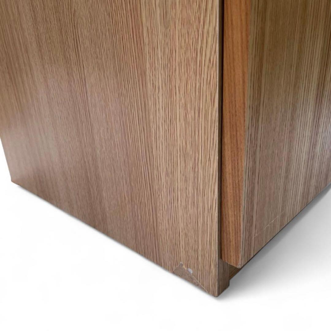 無印良品 廃盤品 タモ材 食器棚 カップボード キャビネット　43.5cm 収納