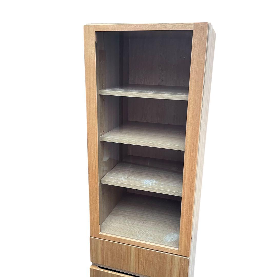 無印良品 廃盤品 タモ材 食器棚 カップボード キャビネット　43.5cm 収納