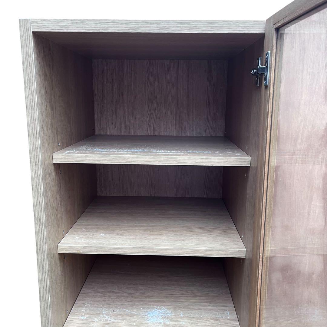 無印良品 廃盤品 タモ材 食器棚 カップボード キャビネット　43.5cm 収納