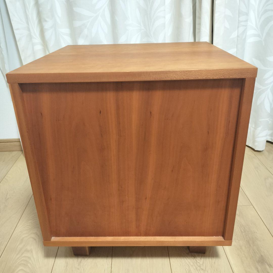 ACTUS　ベッドサイドチェスト　ブラックチェリー