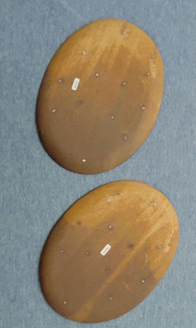 【未使用】Keicondo 陶器製 楕円形皿 2枚セット