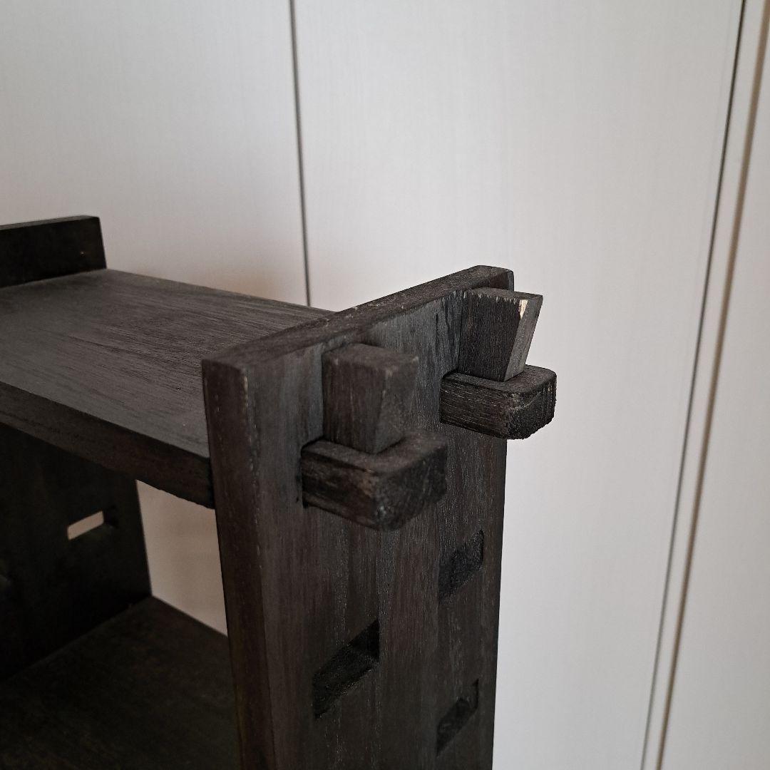 古道具風　楔棚　サイドラック