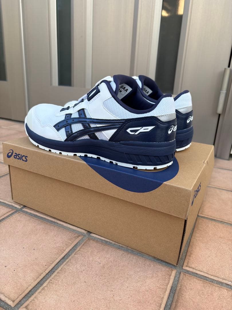 asics CP209 BOA 26.0cm ホワイト/ネイビー新品未使用
