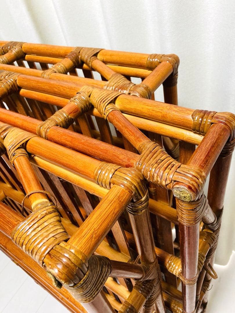 ラタンベッドフレーム　藤　インテリア　すのこ