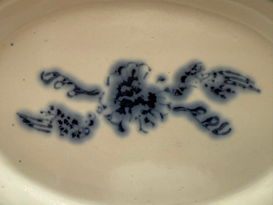 伊藤聡信　印判オーバル皿