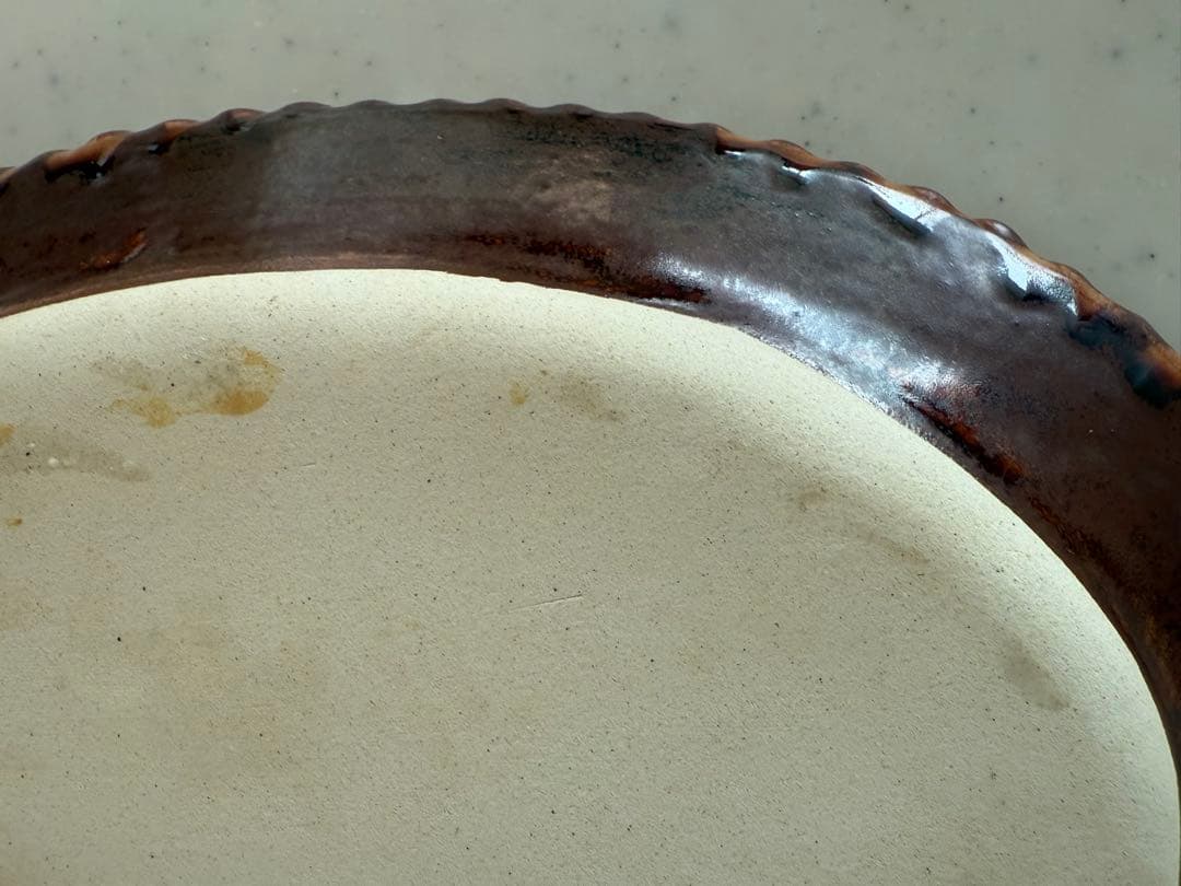 伊藤聡信　印判オーバル皿