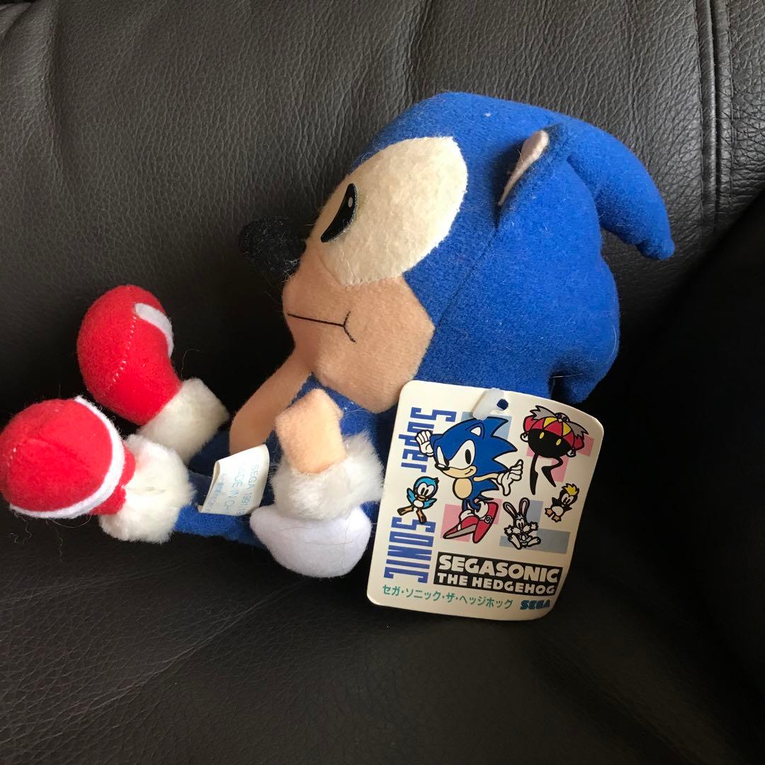 レア SEGA スーパーソニック ぬいぐるみ - メルカリ