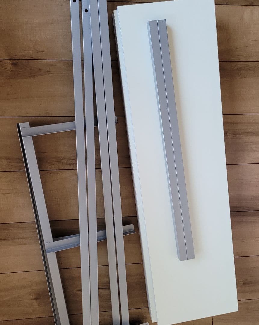 日本製メタルラック スチール本棚 ラック 突っ張り壁面用 幅89.5cm・3段