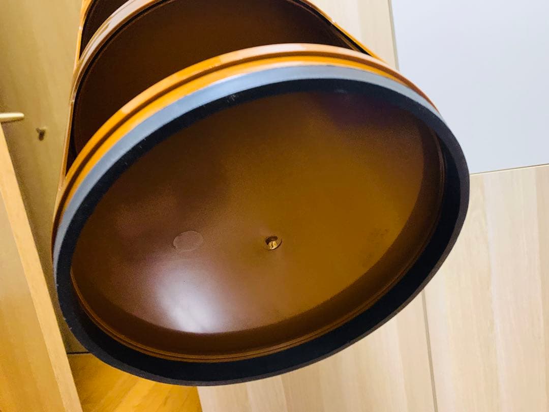 カルテルKartell コンポニビリ　3段キャビネット　イタリア製　茶色