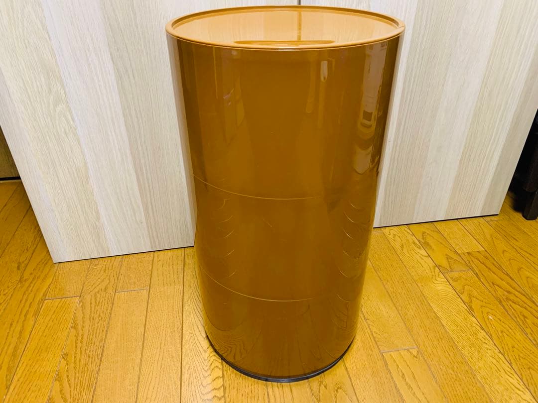 カルテルKartell コンポニビリ　3段キャビネット　イタリア製　茶色
