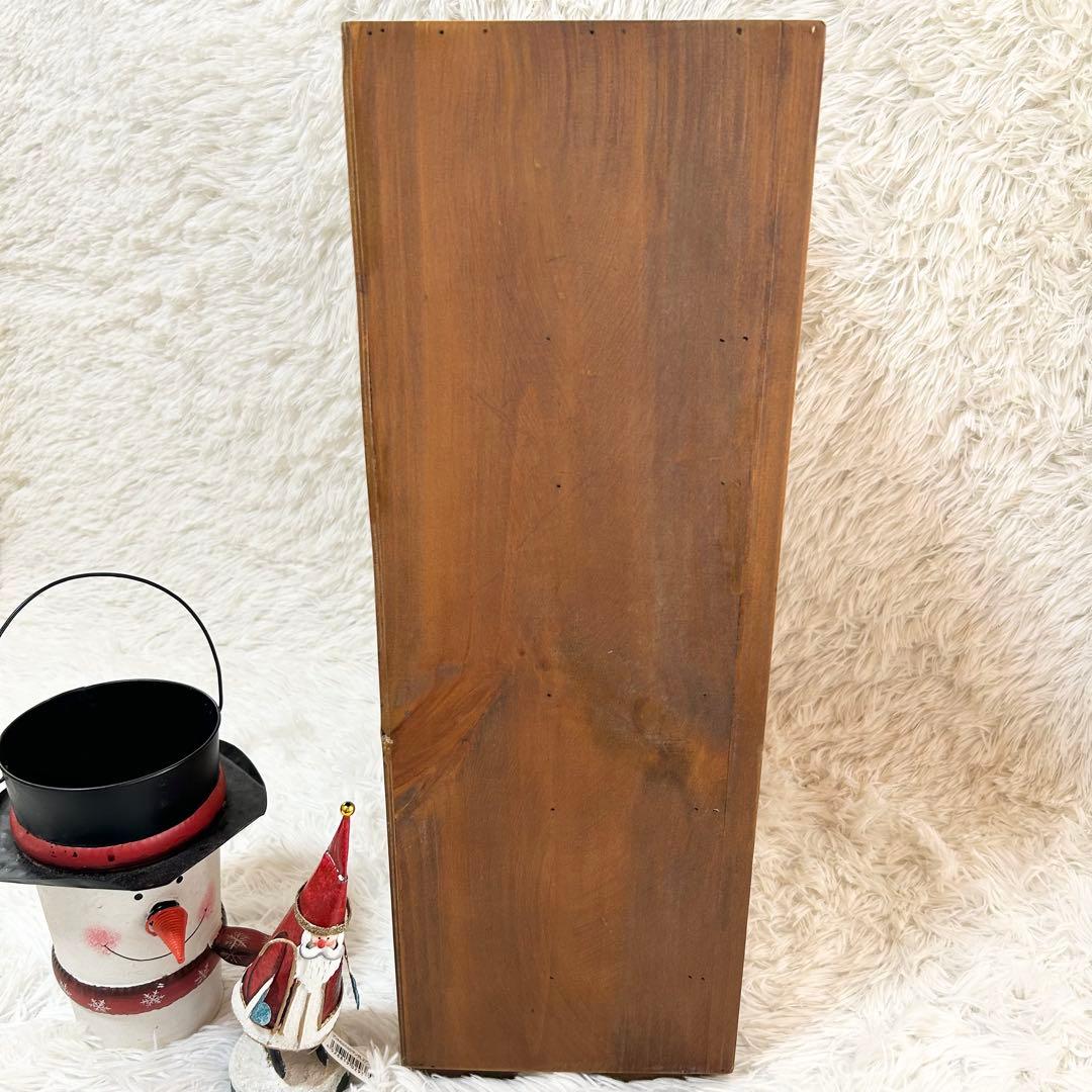 【美品】アルファベット チェスト キャビネット カントリー 収納 木製 ネイビー