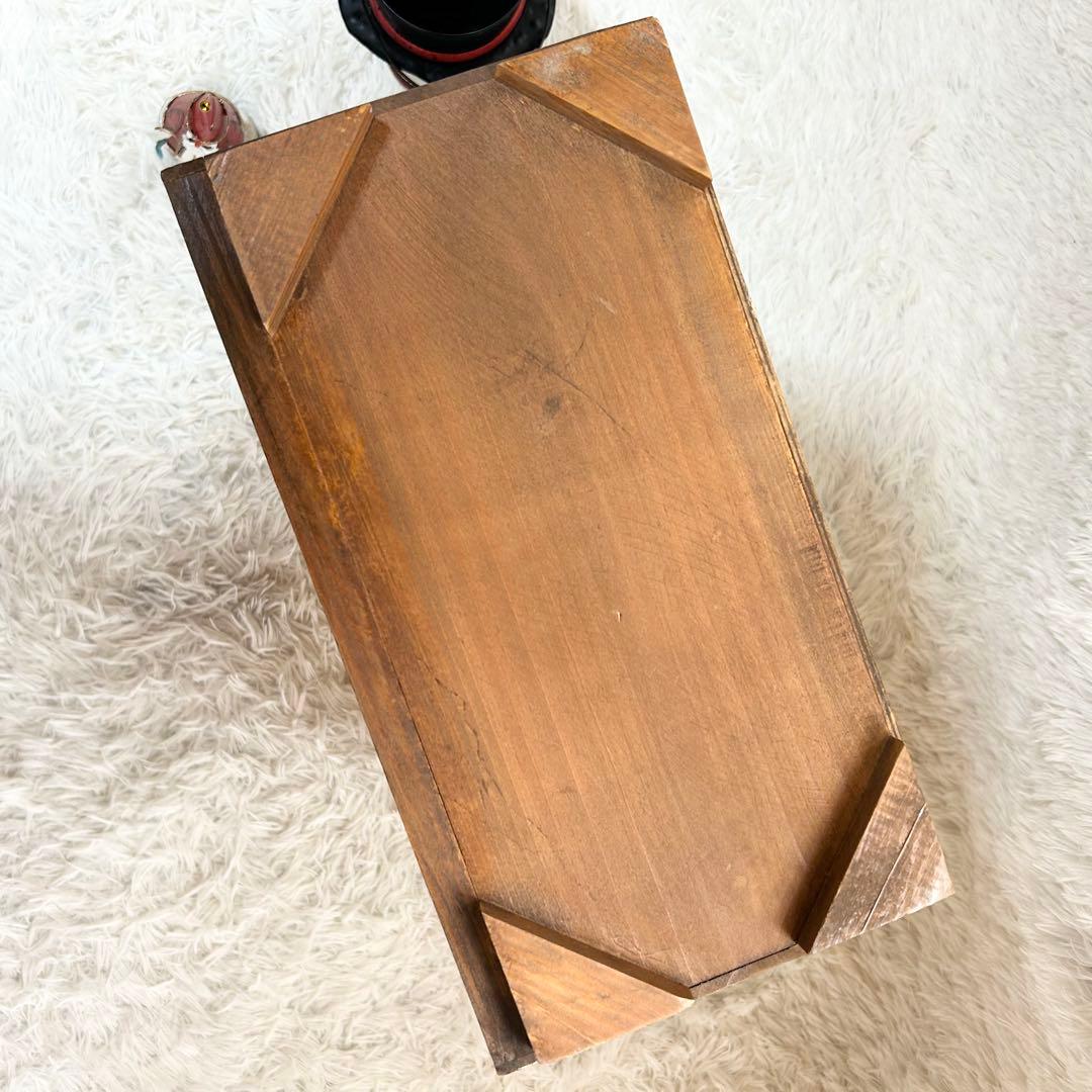 【美品】アルファベット チェスト キャビネット カントリー 収納 木製 ネイビー