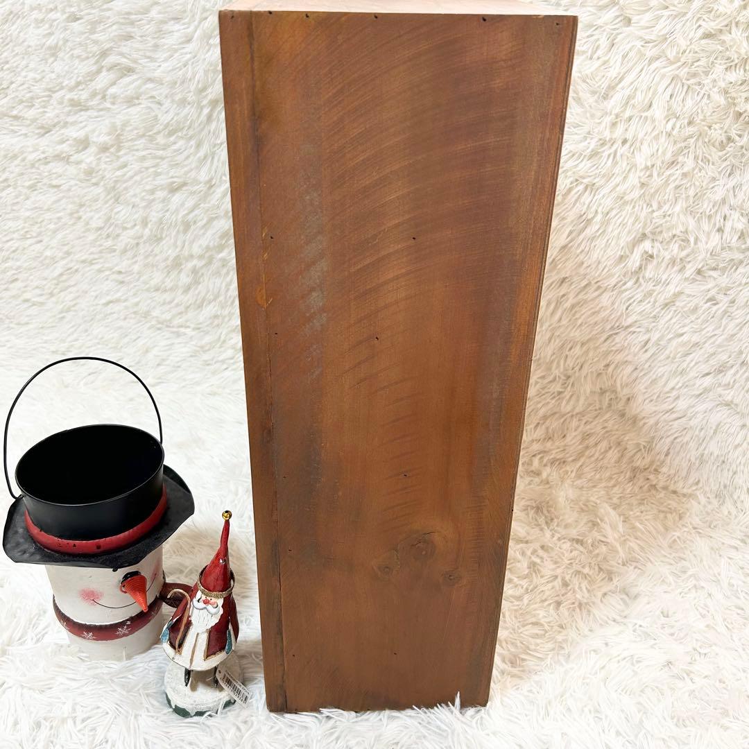 【美品】アルファベット チェスト キャビネット カントリー 収納 木製 ネイビー