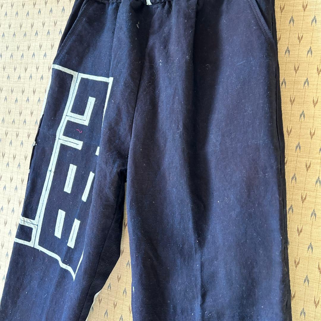 古布　藍染　はんてん　パンツ