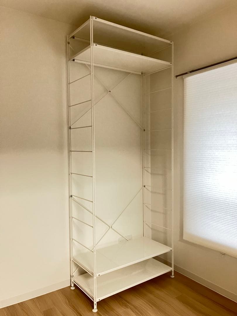 MUJI スチールユニットシェルフセット 特大 ライトグレー 3セット