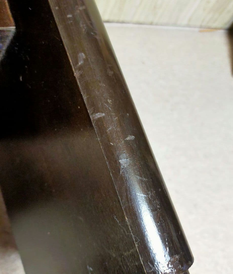 センターテーブル　ローテーブル　アンティーク　昭和レトロ　重厚感　発送たのメル便