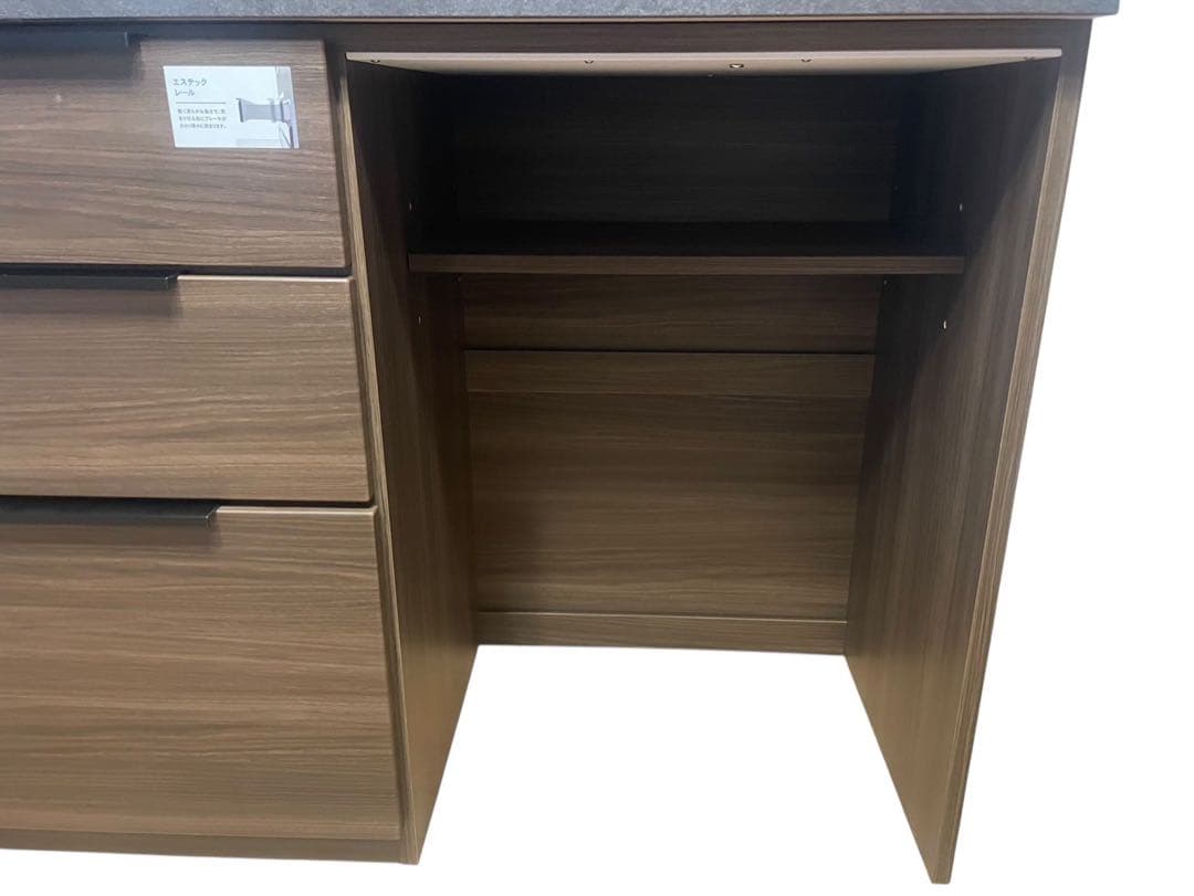 ◯【美品】松田家具大川 アルバ キッチンボード 食器棚 レンジボード