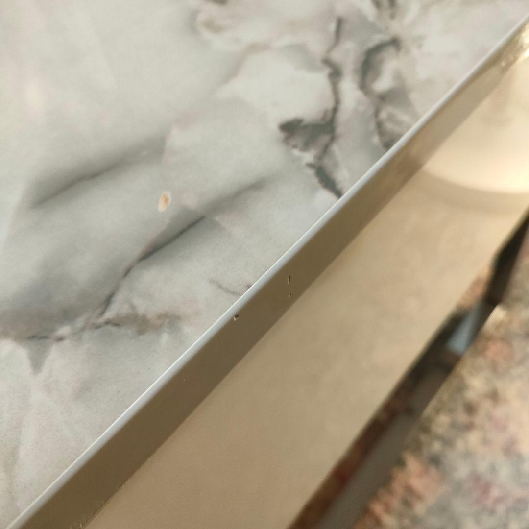 dinos ディノス 大理石調 昇降式 リビングテーブル 収納付き